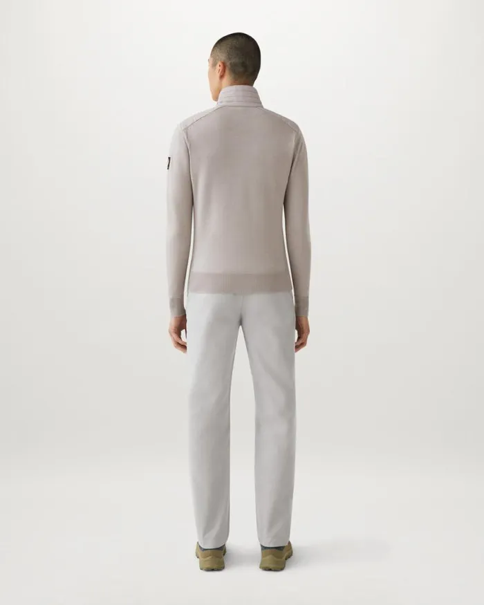 Knitwear Men Belstaff Kilmington Quarter Zip Jumper Chrome Grey Knitwear Men Belstaff Kilmington Quarter Zip Jumper Chrome Grey