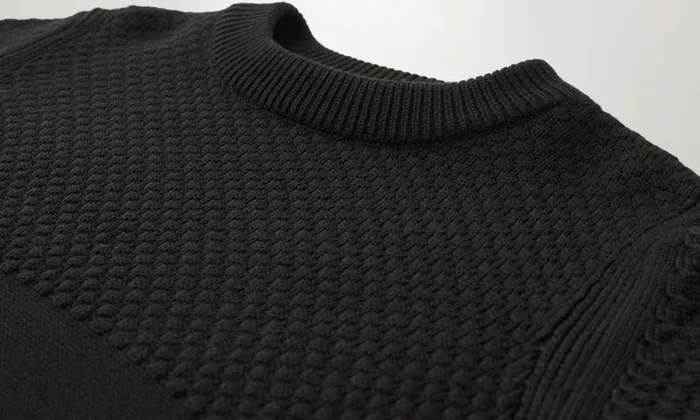 Knitwear Men Belstaff Sternway Crewneck Jumper Black