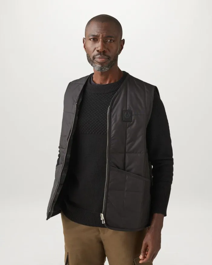 Knitwear Men Belstaff Sternway Crewneck Jumper Black