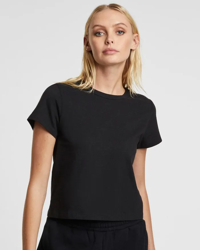 Ksubi 3 X 4 Mini Ss Tee Jet Black Womens 4 X 4