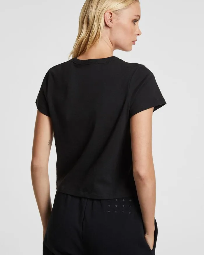 Ksubi 3 X 4 Mini Ss Tee Jet Black Womens 4 X 4