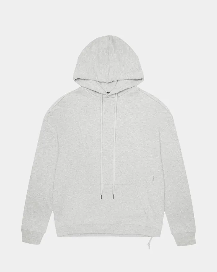 Ksubi 4 X 4 Biggie Hoodie Grey Marle Mens Sweats