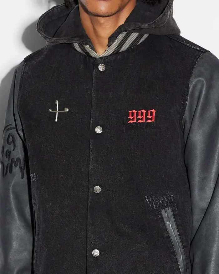 Ksubi 999 Kollage Jacket Faded Black Mens Jackets