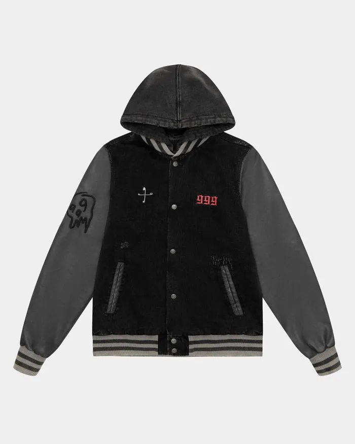 Ksubi 999 Kollage Jacket Faded Black Mens Jackets