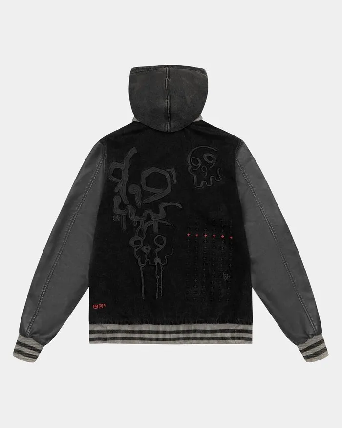 Ksubi 999 Kollage Jacket Faded Black Mens Jackets