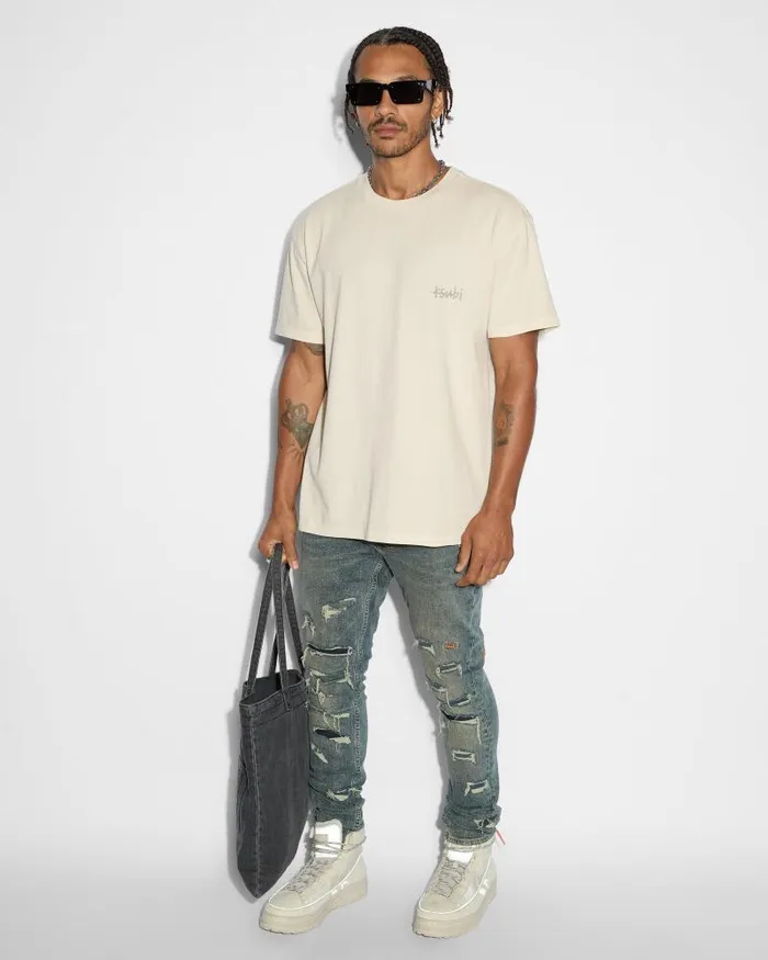 Ksubi All Day Biggie Ss Tee Desert Mens TShirts