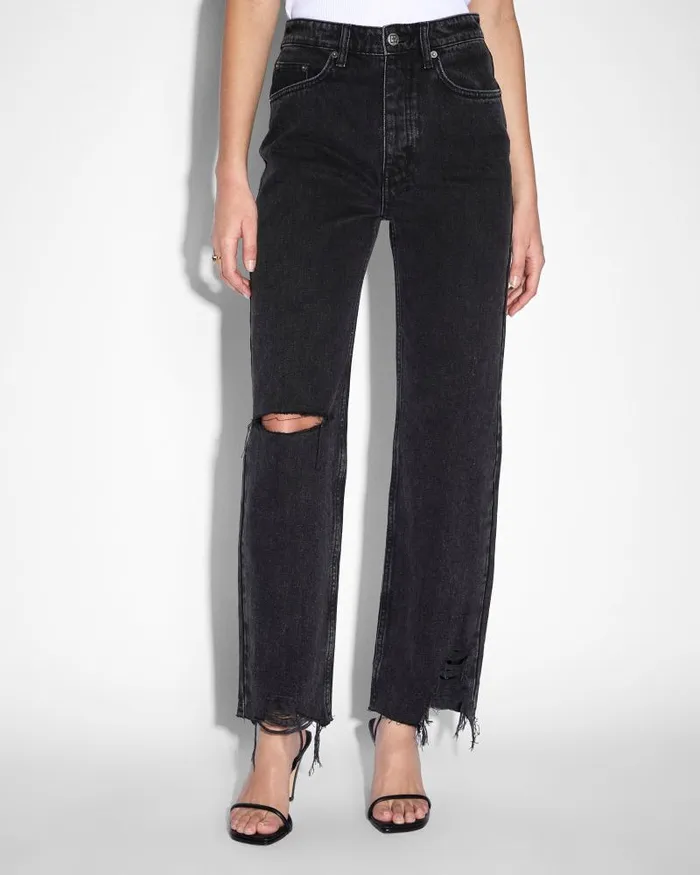Ksubi Brooklyn Jean Shadow Trashed Womens Straight