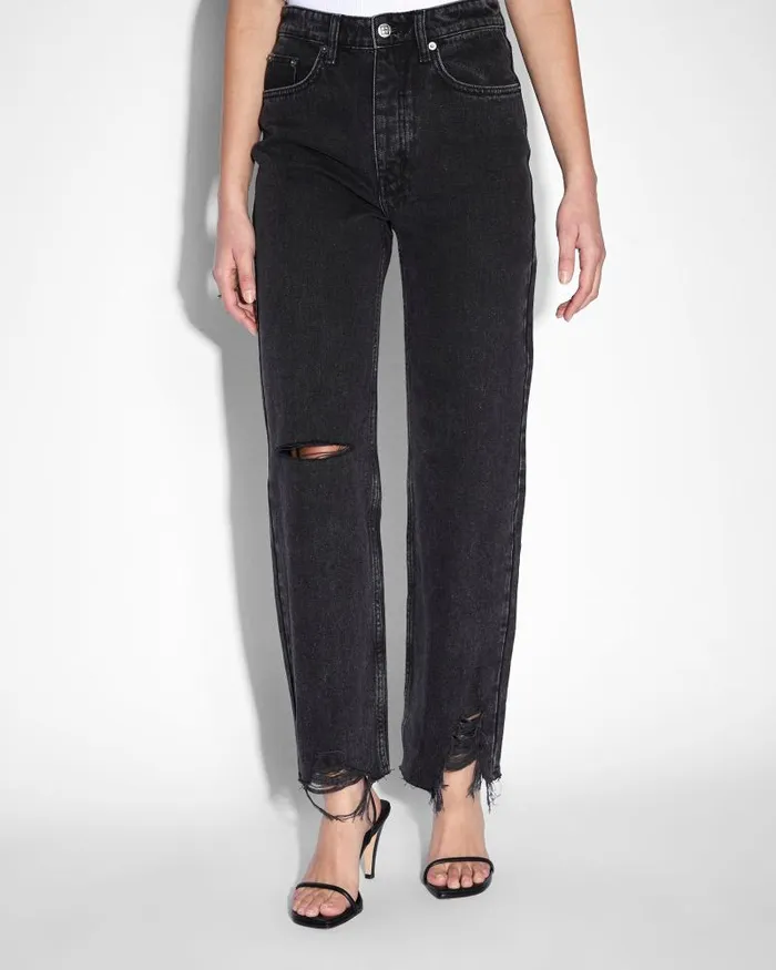 Ksubi Brooklyn Jean Shadow Trashed Womens Straight