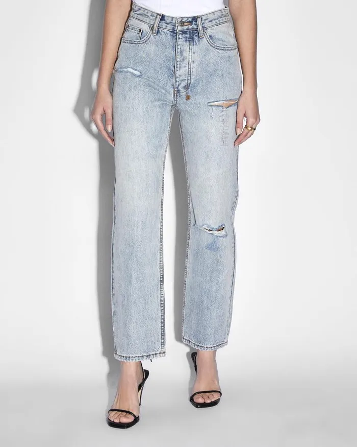 Ksubi Brooklyn Jean Skream Trashed Womens Straight
