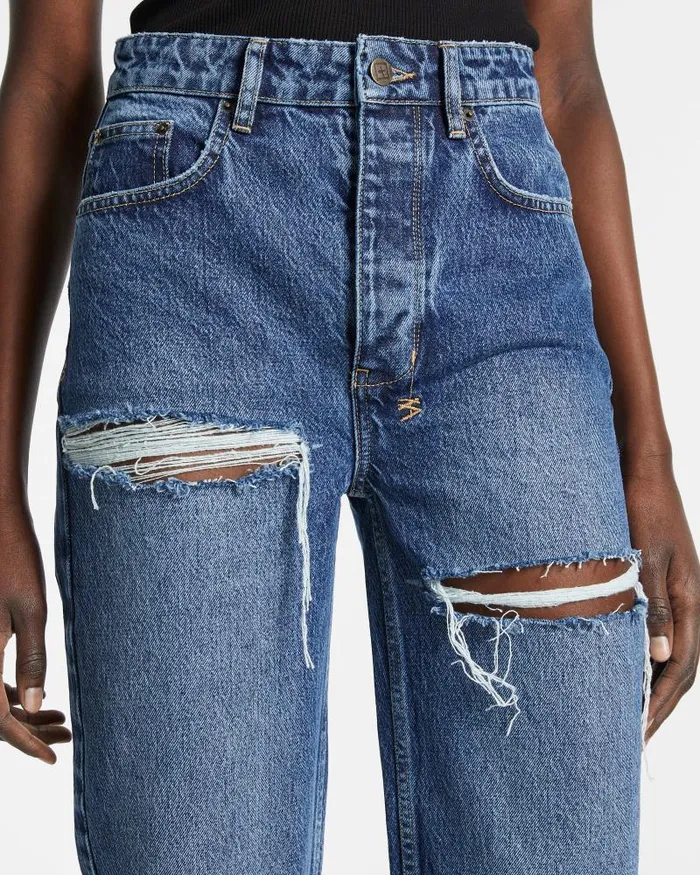 Ksubi Brooklyn Jean Stella Slashed Womens Straight
