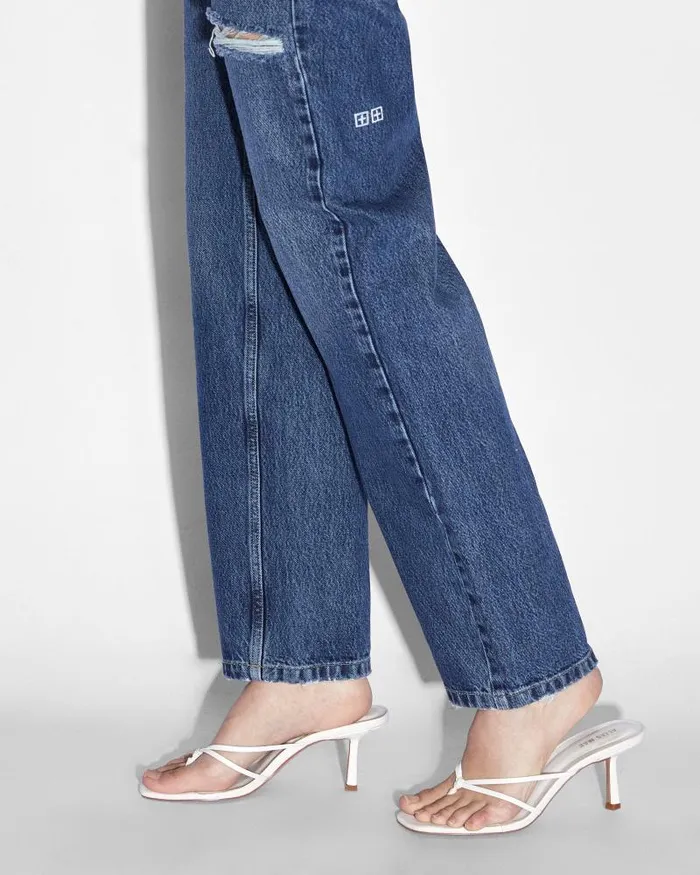 Ksubi Brooklyn Jean Stella Slashed Womens Straight