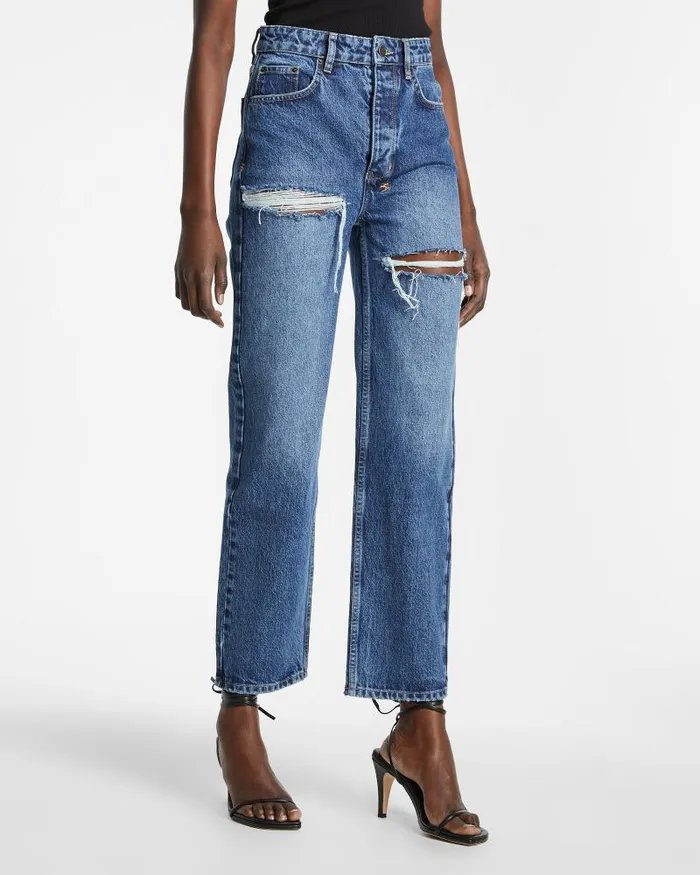 Ksubi Brooklyn Jean Stella Slashed Womens Straight