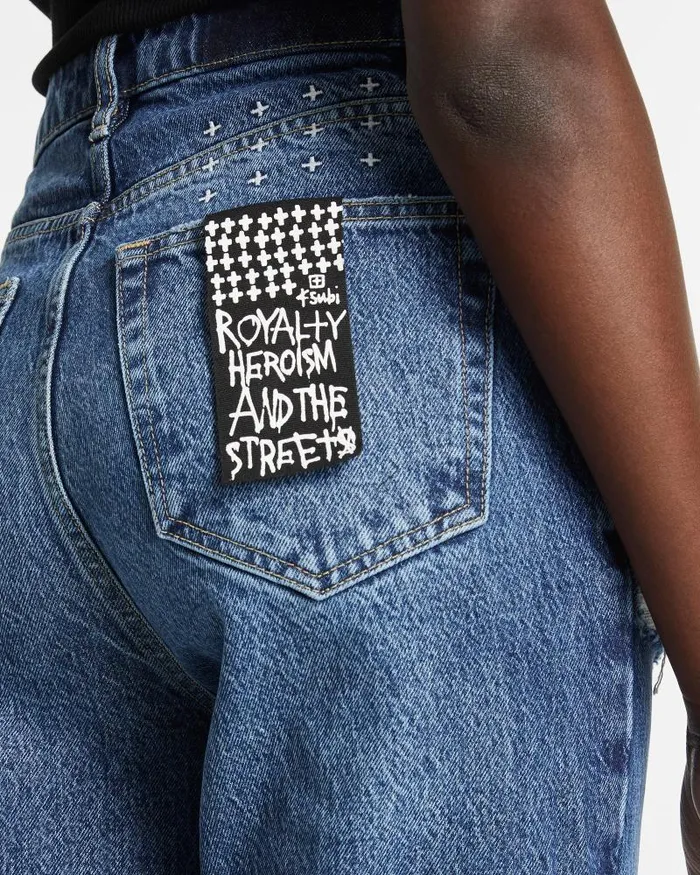 Ksubi Brooklyn Jean Stella Slashed Womens Straight