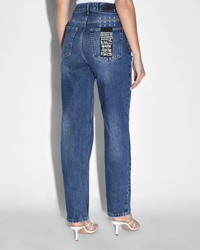 Ksubi Brooklyn Jean Stella Slashed Womens Straight