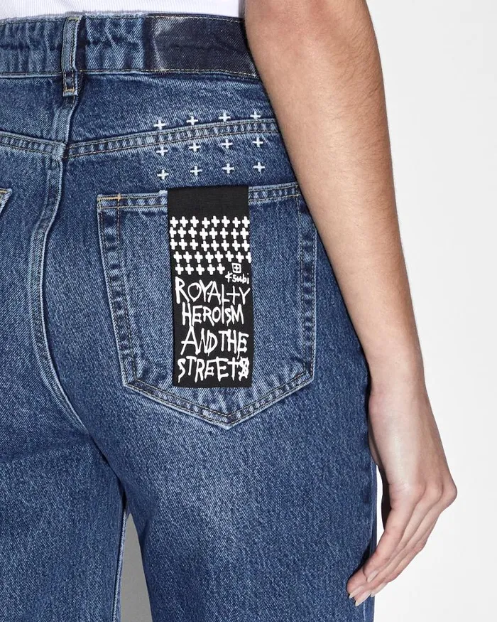 Ksubi Brooklyn Jean Stella Slashed Womens Straight