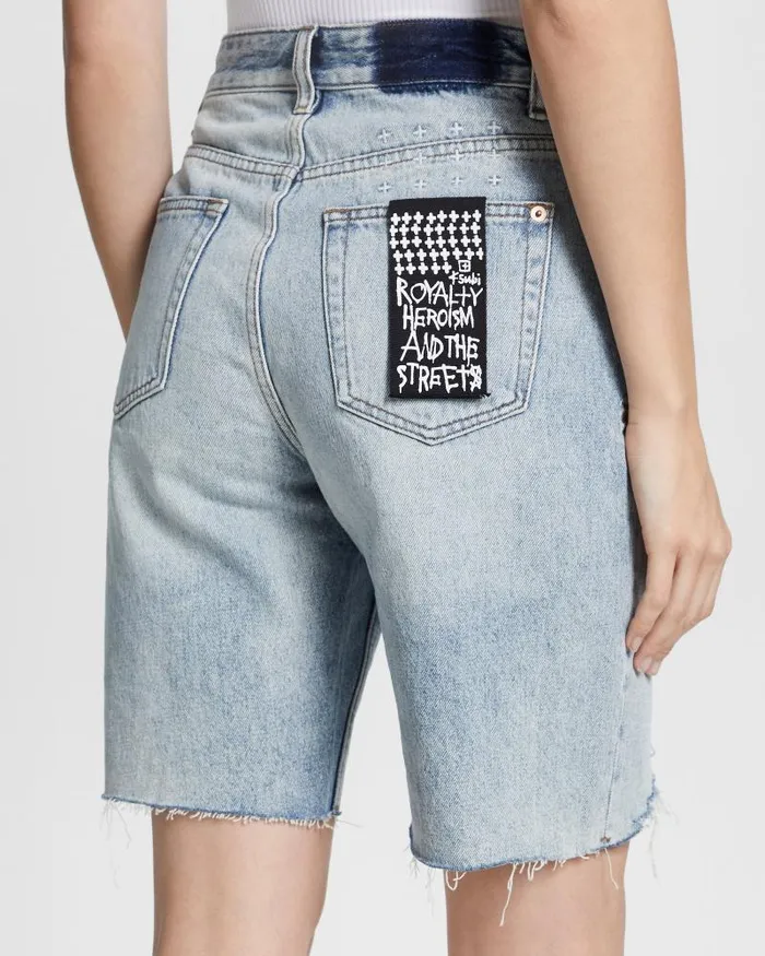 Ksubi Brooklyn Short Lifetime Ripped Womens Denim Shorts