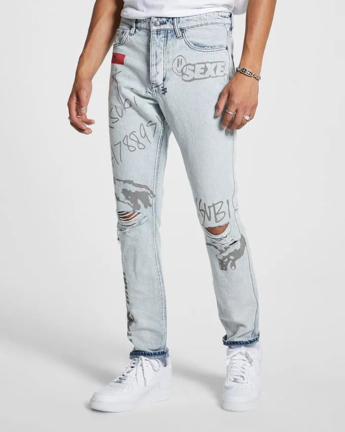 Ksubi Chitch Flyer Trashed Mens Skinny
