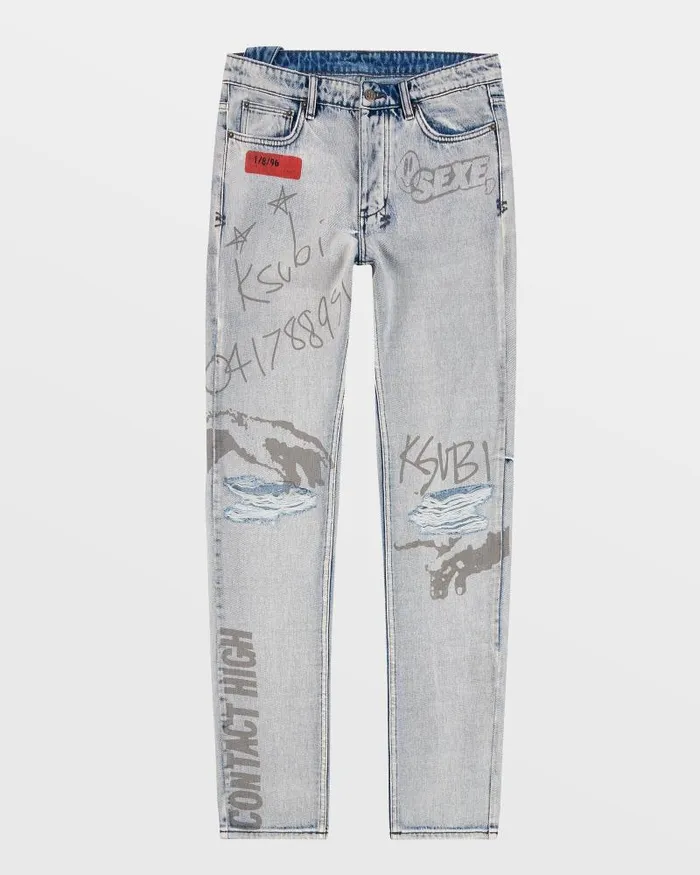 Ksubi Chitch Flyer Trashed Mens Skinny