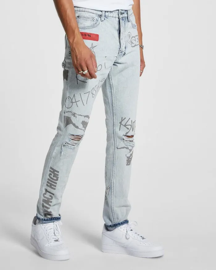 Ksubi Chitch Flyer Trashed Mens Skinny