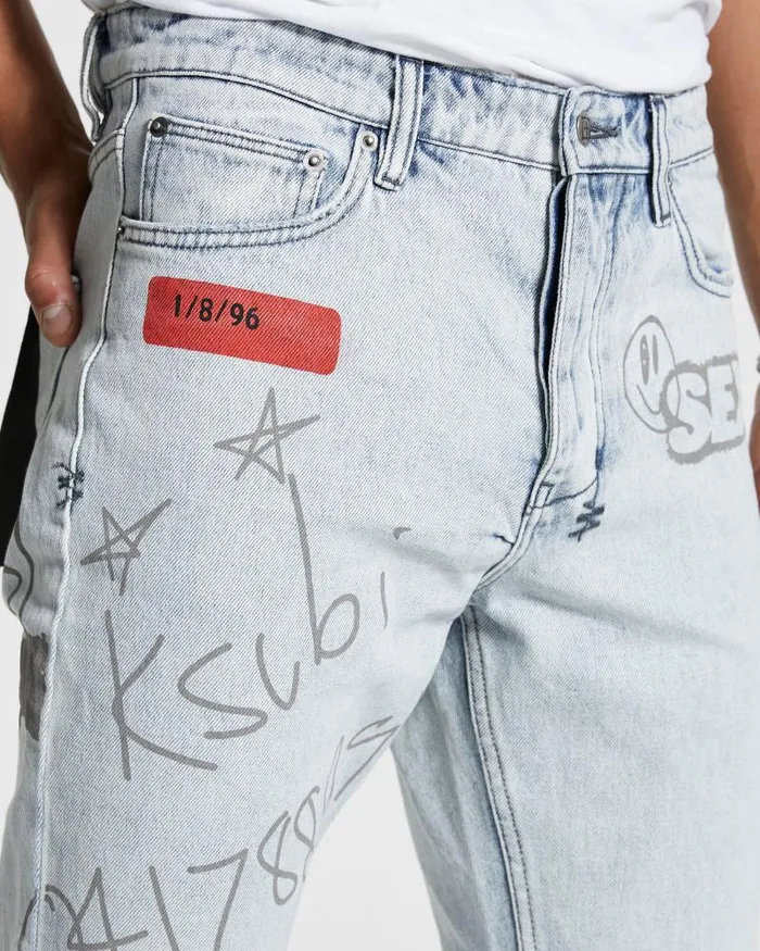 Ksubi Chitch Flyer Trashed Mens Skinny
