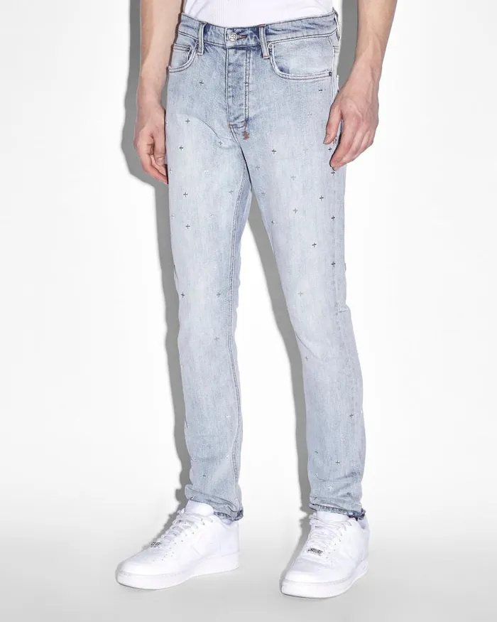 Ksubi Chitch Metalik Blue Mens Skinny