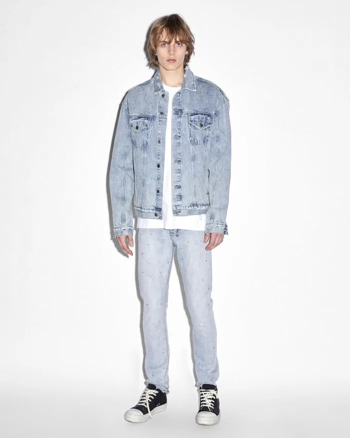Ksubi Chitch Metalik Blue Mens Skinny