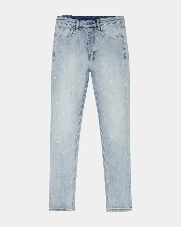 Ksubi Chitch Metalik Blue Mens Skinny