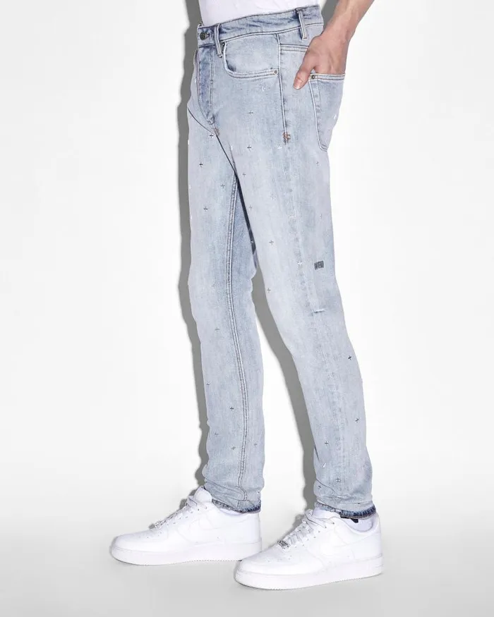 Ksubi Chitch Metalik Blue Mens Skinny
