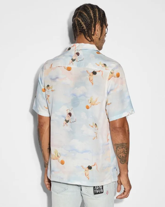 Ksubi Dreamers Resort Ss Shirt Multi Mens Shirts
