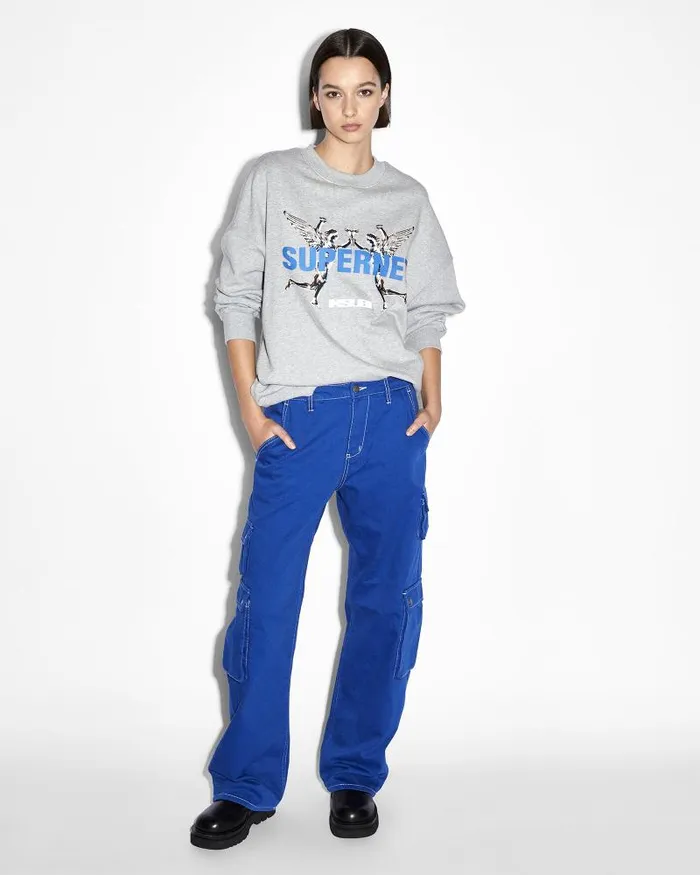 Ksubi Drill Cargo Cobalt Womens Pants