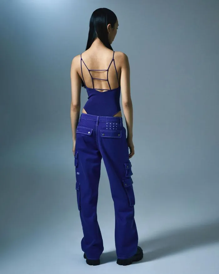 Ksubi Drill Cargo Cobalt Womens Pants