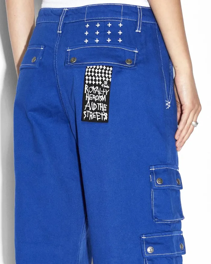 Ksubi Drill Cargo Cobalt Womens Pants