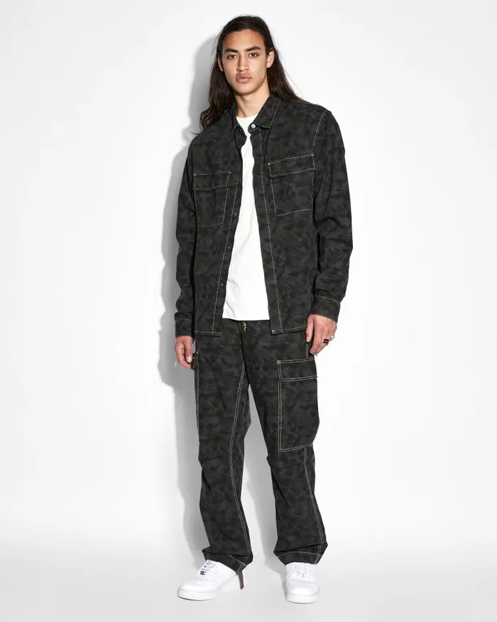 Ksubi Fugitive Cargo Pant Camo Mens Pants