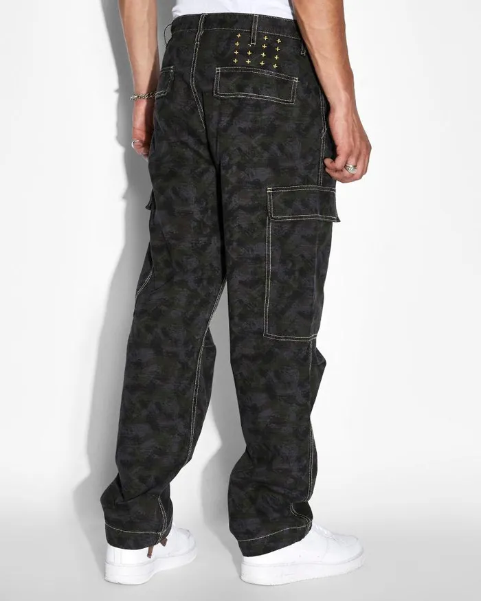 Ksubi Fugitive Cargo Pant Camo Mens Pants