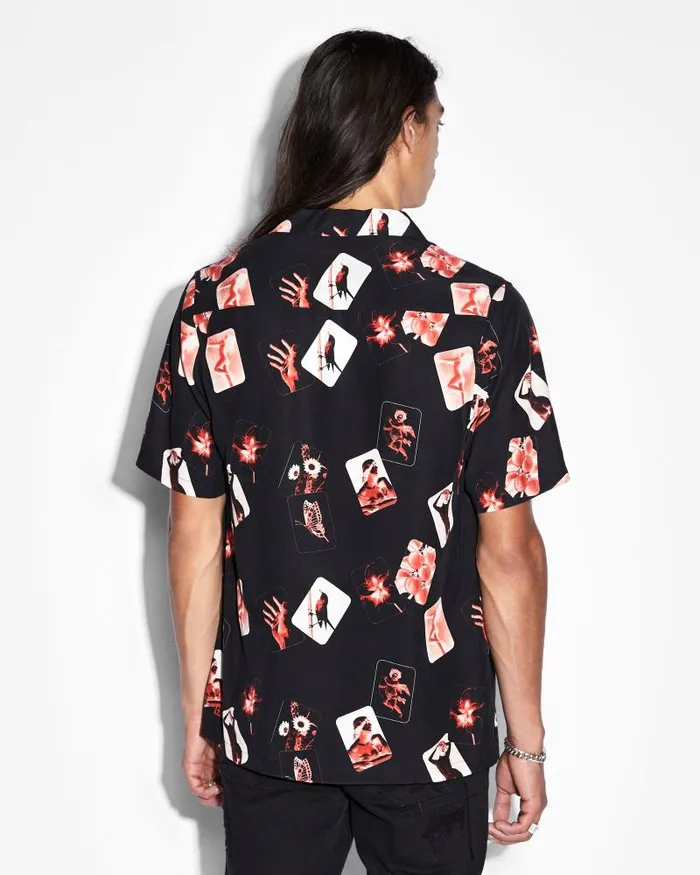 Ksubi Icons Resort Ss Shirt Black Mens Shirts