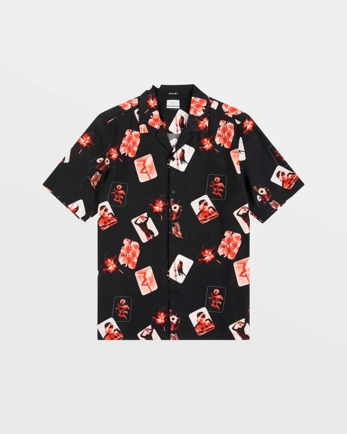 Ksubi Icons Resort Ss Shirt Black Mens Shirts