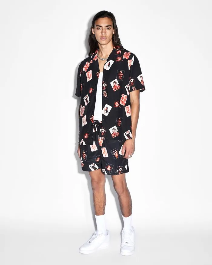 Ksubi Icons Resort Ss Shirt Black Mens Shirts