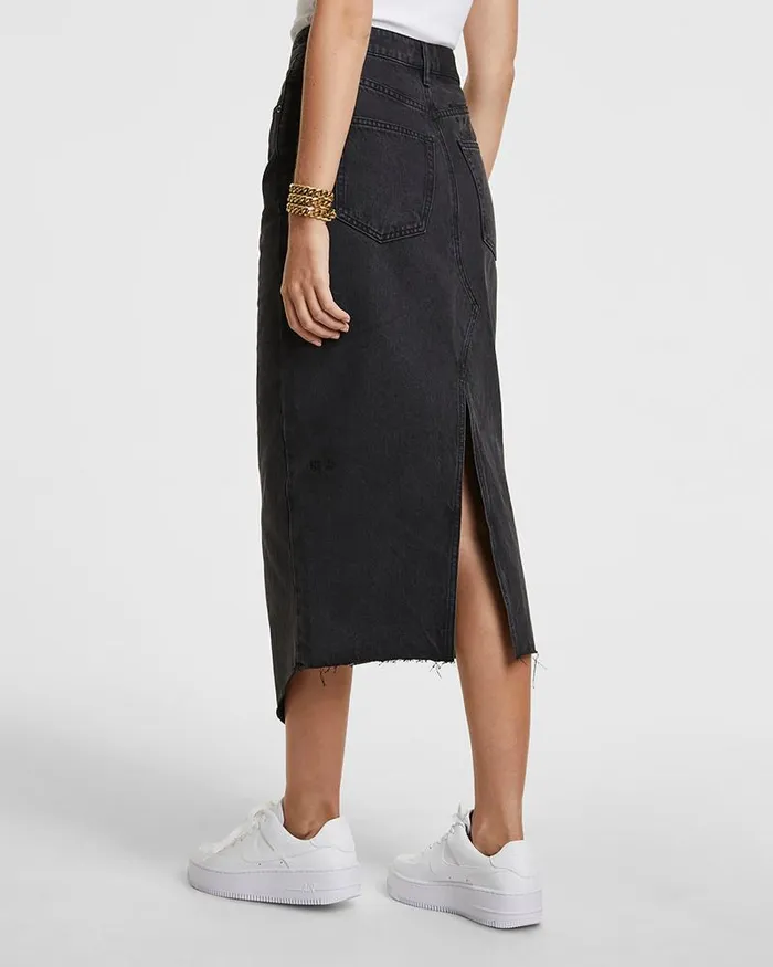 Ksubi Jagged Skirt Downtown Black Womens Skirts