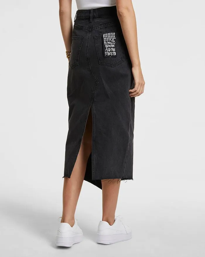 Ksubi Jagged Skirt Downtown Black Womens Skirts