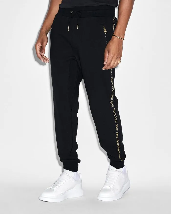 Ksubi Ksubi 23 Restore Trak Jet Black Mens Sweatpants