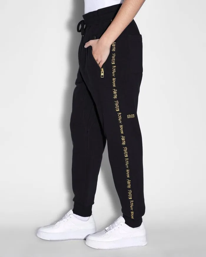 Ksubi Ksubi 23 Restore Trak Jet Black Mens Sweatpants