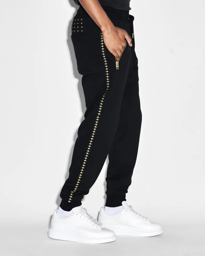 Ksubi Ksubi 23 Restore Trak Jet Black Mens Sweatpants