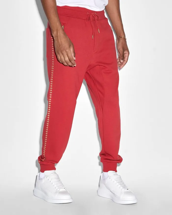 Ksubi Ksubi 23 Restore Trak Red Mens Pants