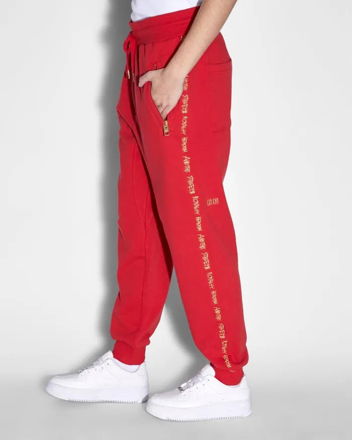 Ksubi Ksubi 23 Restore Trak Red Mens Pants