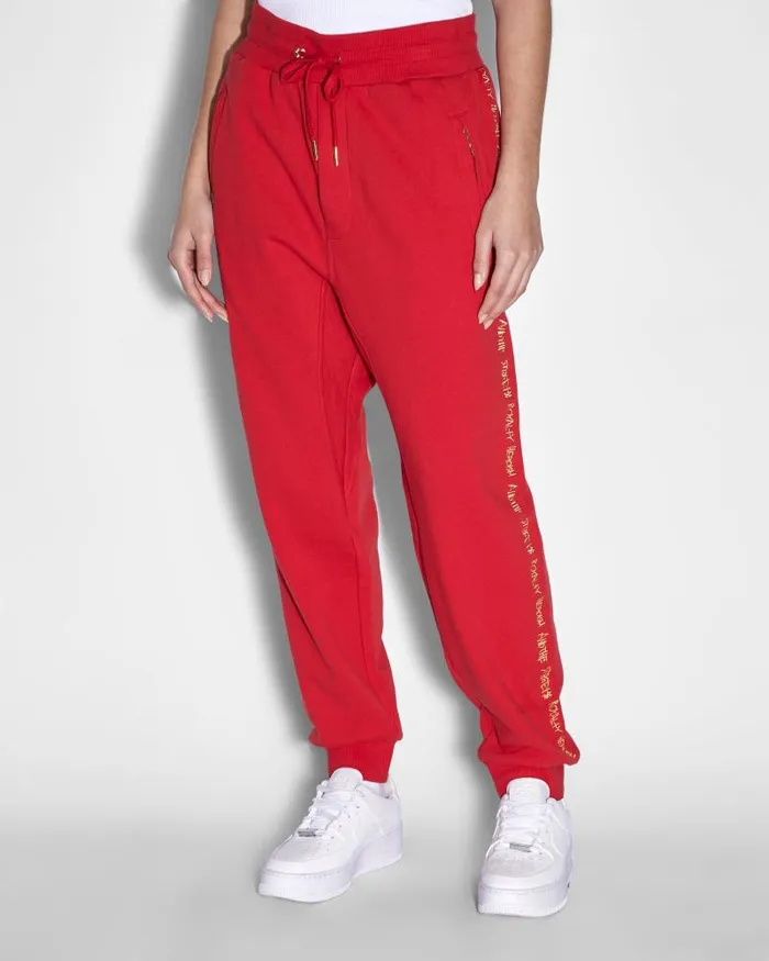 Ksubi Ksubi 23 Restore Trak Red Mens Pants