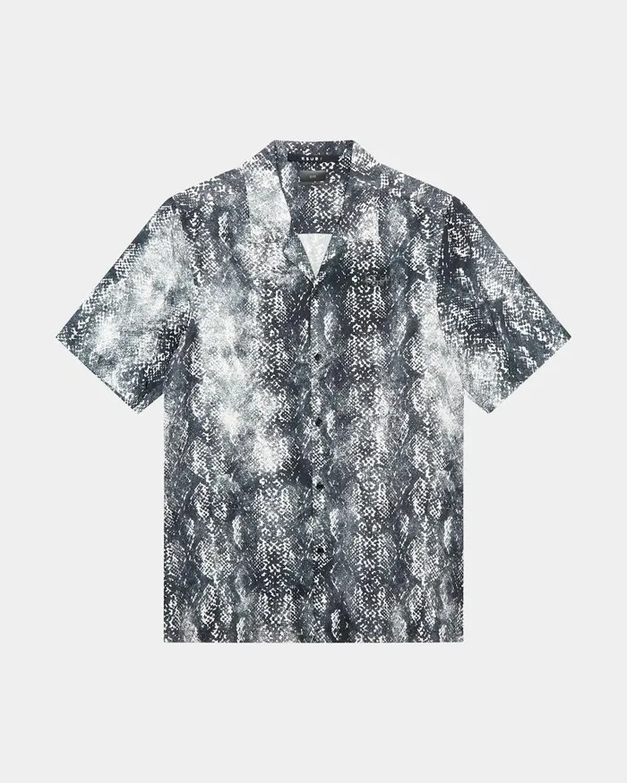 Ksubi Mamba Resort Ss Shirt Black Mens Shirts
