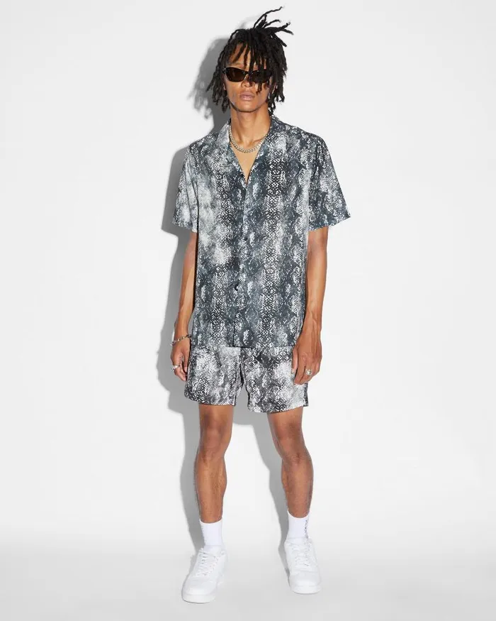 Ksubi Mamba Resort Ss Shirt Black Mens Shirts
