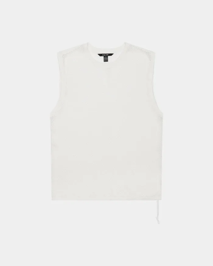 Ksubi Networth Tank White Mens TShirts