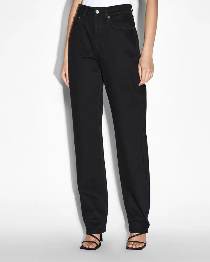 Ksubi Playback Jet Black Womens Straight
