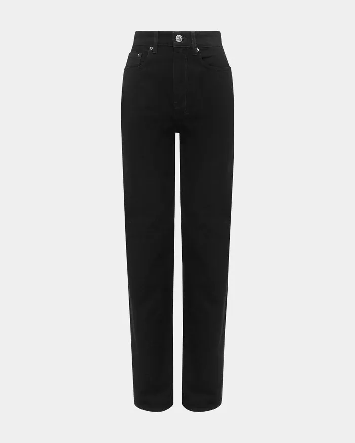 Ksubi Playback Jet Black Womens Straight